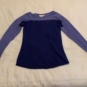 Vineyard Vines Two Tone Sweater with Cashmere Size M